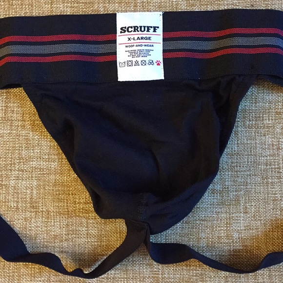 Scruff Other - Mens Black XL SCRUFF Jock Strap Athletic Supporter